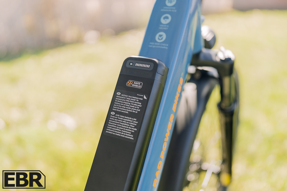 Rad Power Bikes Radster Road battery