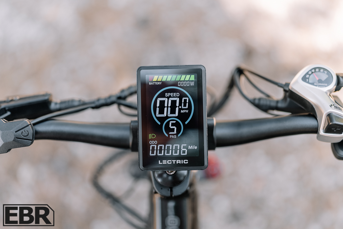Lectric Xpress 750 HS  display