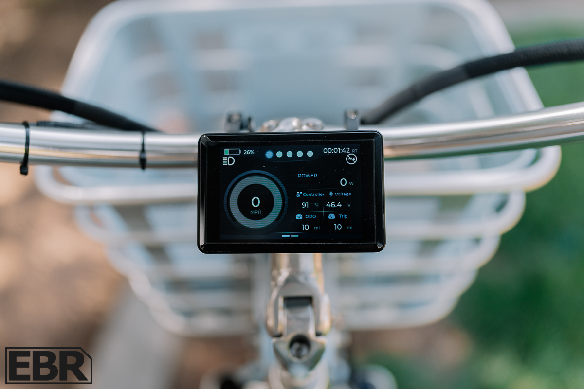Electric Bike Company Model S display