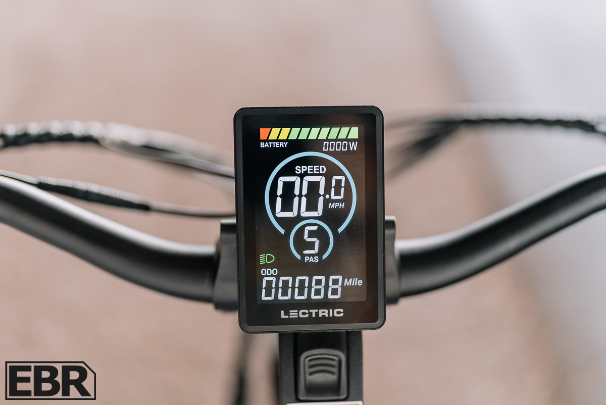 Lectric XPress 500 ST display