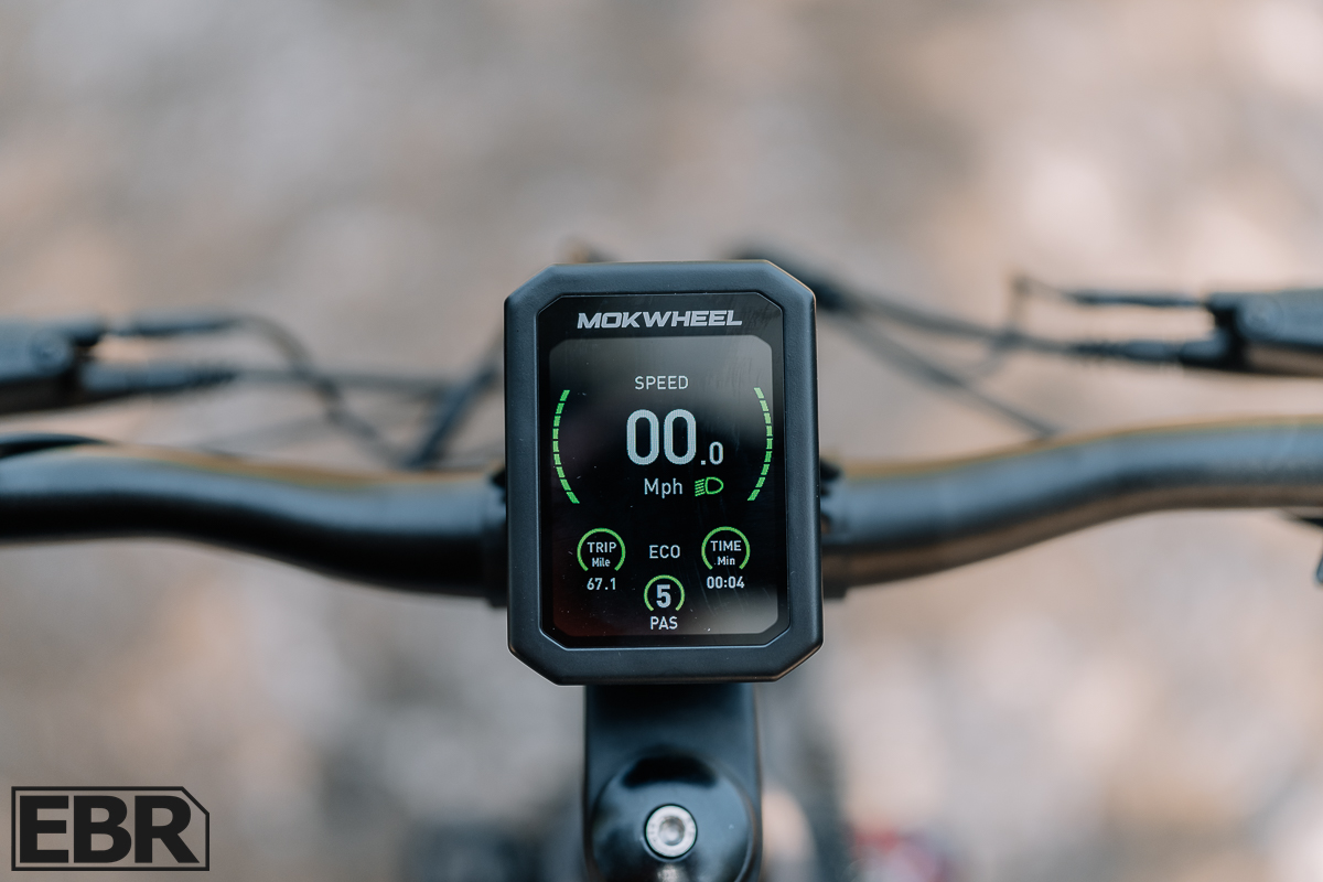 Mokwheel Obsidian ST  display