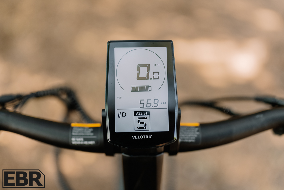 Velotric Nomad 1 Plus  display
