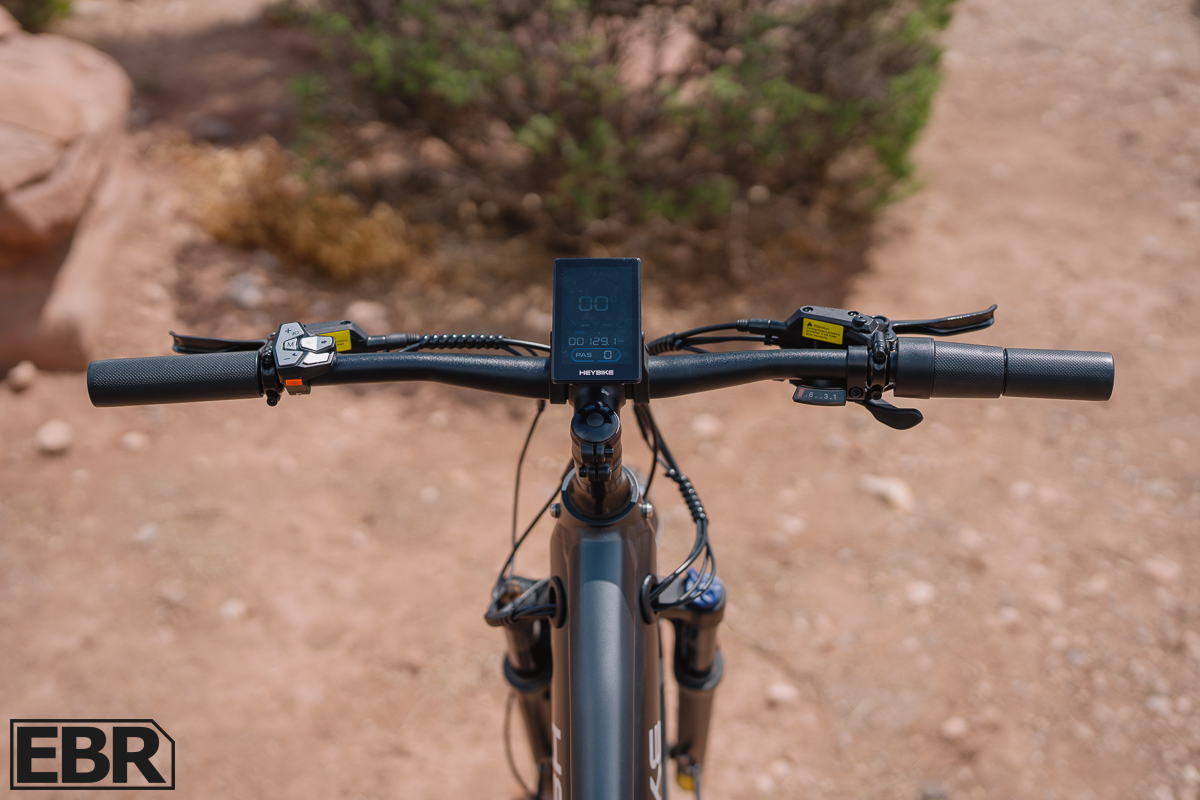 HeyBike Alpha II cockpit